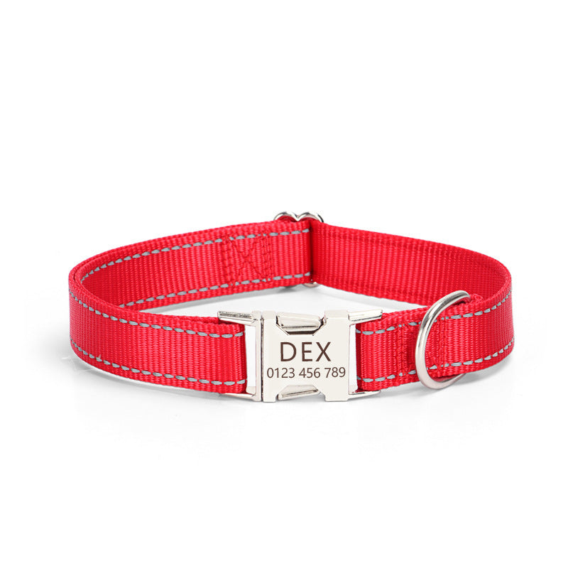 Nylon Reflective Silk Dog Collar: Safety and Style Combined